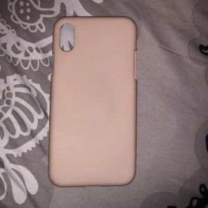 iPhone X pale pink amazon case